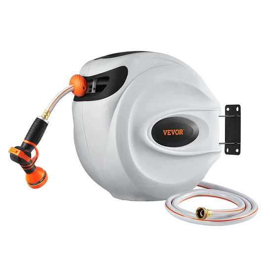 🌱 Auto-Retract Garden Hose Reel