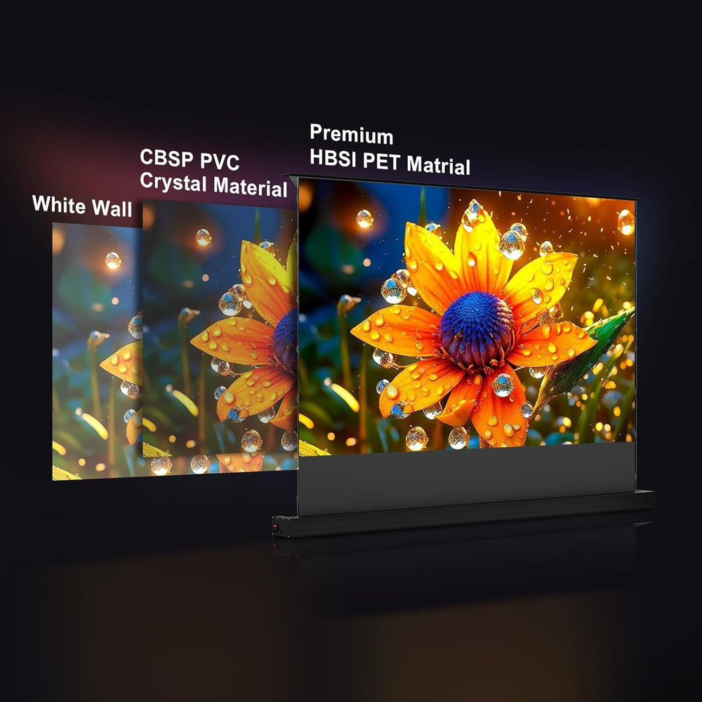 🎥 CineView™ Smart Projector Screen – Instant Setup, True Theater Vibes