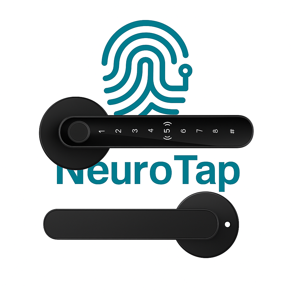 🚪 NeuroTap™ Smart Biometric Lock – Fast, Secure, Hassle-Free Access