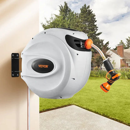 🌱 Auto-Retract Garden Hose Reel