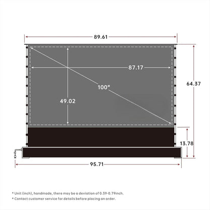 🎥 CineView™ Smart Projector Screen – Instant Setup, True Theater Vibes