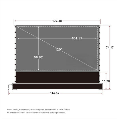 🎥 CineView™ Smart Projector Screen – Instant Setup, True Theater Vibes