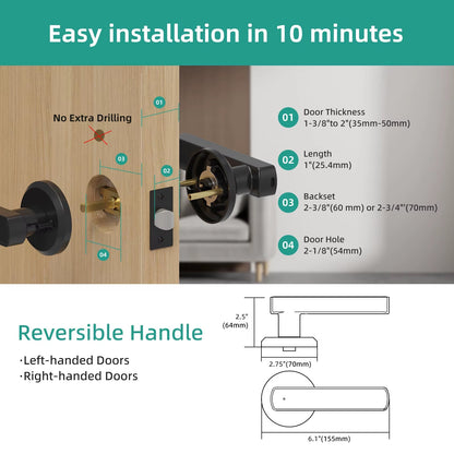 🚪 NeuroTap™ Smart Biometric Lock – Fast, Secure, Hassle-Free Access